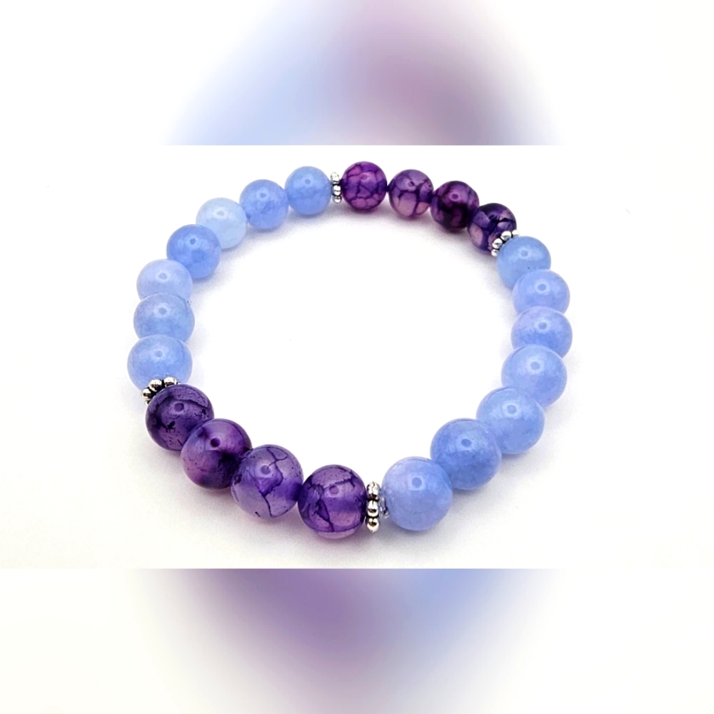 Handmade natural gemstone bracelet